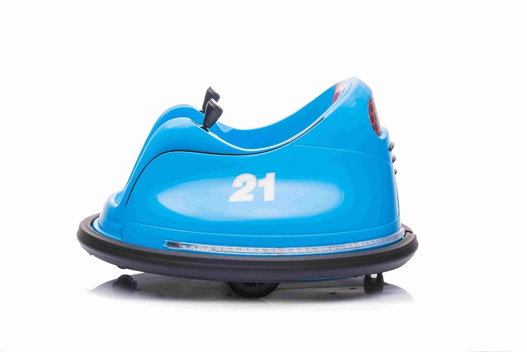 Kinder-Elektrofahrzeug RIRIDRIVE, 12V Batterie, blau, zum Fahren im Innen- und Außenbereich geeignet 2,4 Ghz Fernbedienung, LED Beleuchtung, Steuerung über Joystick, Motoren 2 X 15W