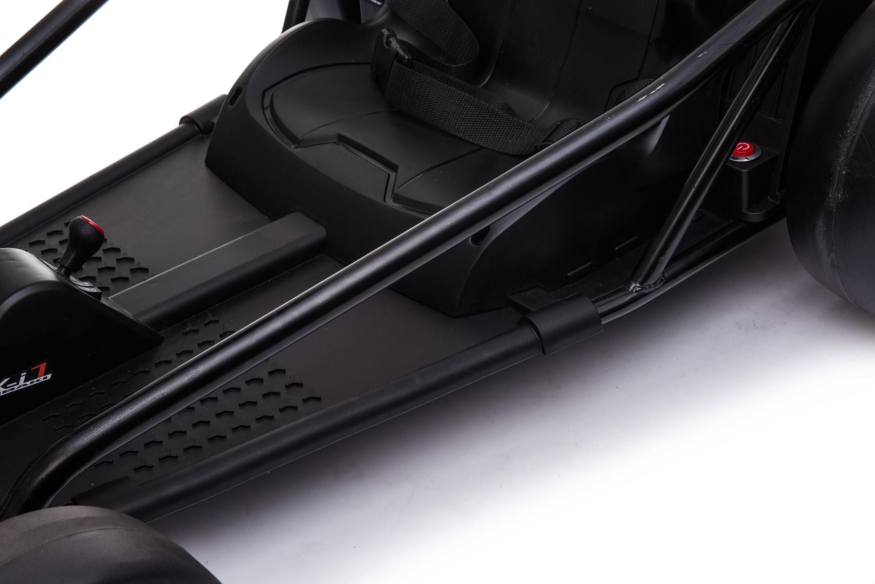 Driftkart DRIFT-CAR 24V, Weiss, glatte Drifträder, 2 x 350W Motor, Driftmodus bei 13 km / h, 24V Batterie, solide Konstruktion