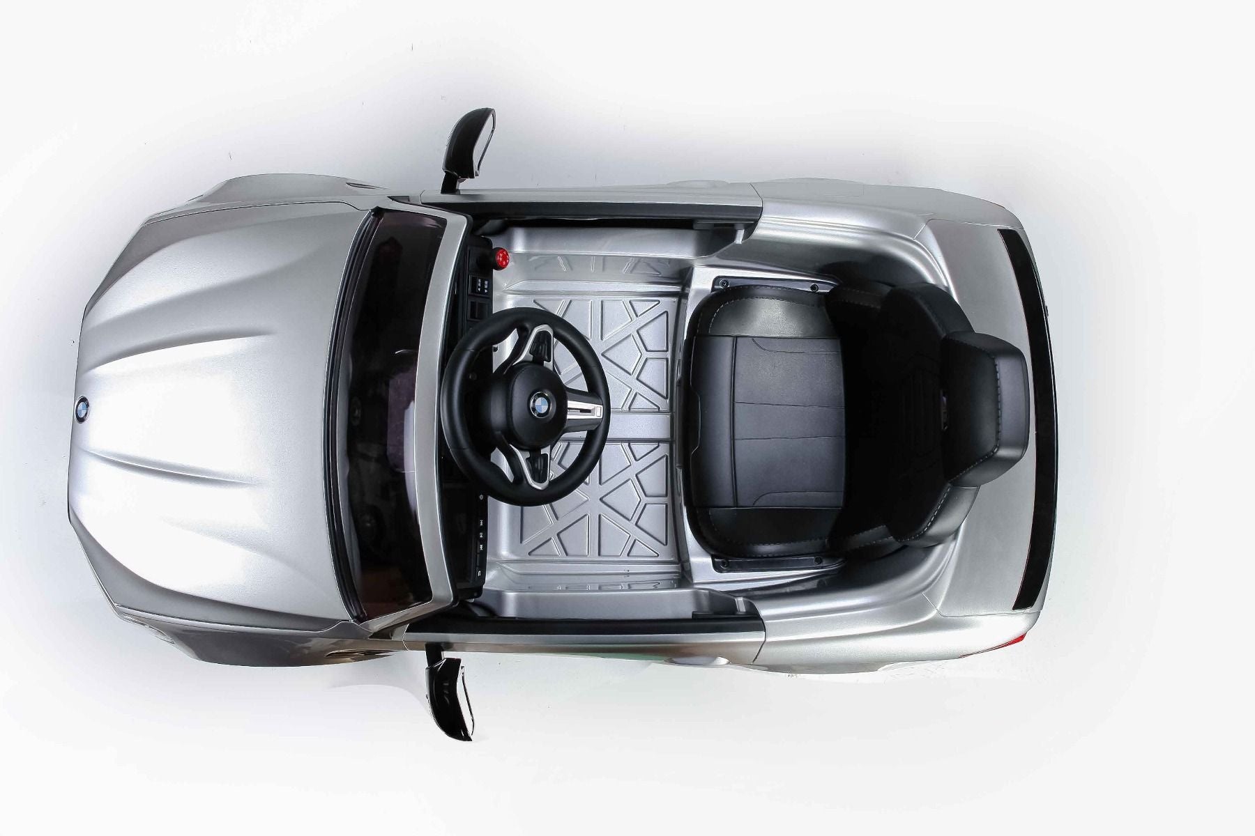 Kinder-Elektroauto BMW M5, metallisch lackiert, Originallizenz, 24V Batterie, mit öffnenden Türen, 2,4-GHz-Fernbedienung, weiche EVA-Räder, LED-Leuchten, Sanftanlauf, MP3-Player mit USB-Eingang