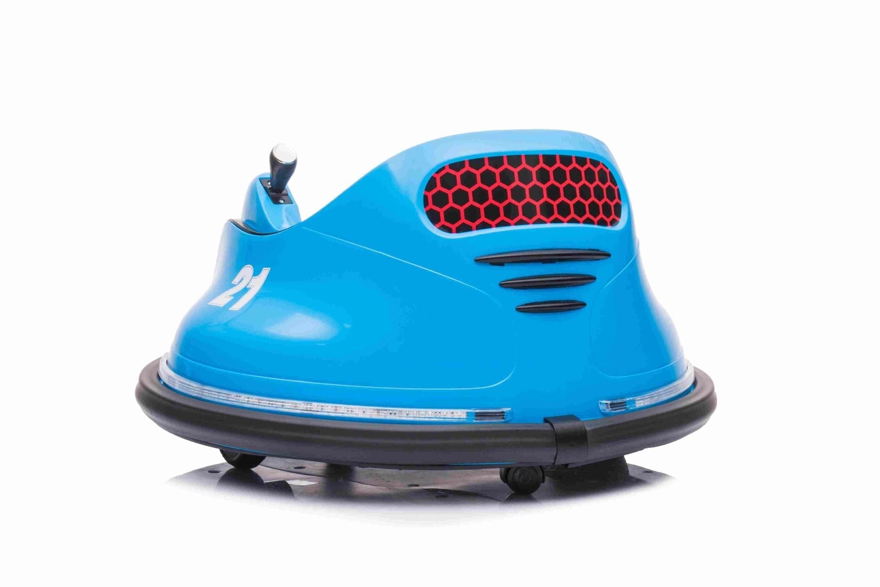 Kinder-Elektrofahrzeug RIRIDRIVE, 12V Batterie, blau, zum Fahren im Innen- und Außenbereich geeignet 2,4 Ghz Fernbedienung, LED Beleuchtung, Steuerung über Joystick, Motoren 2 X 15W