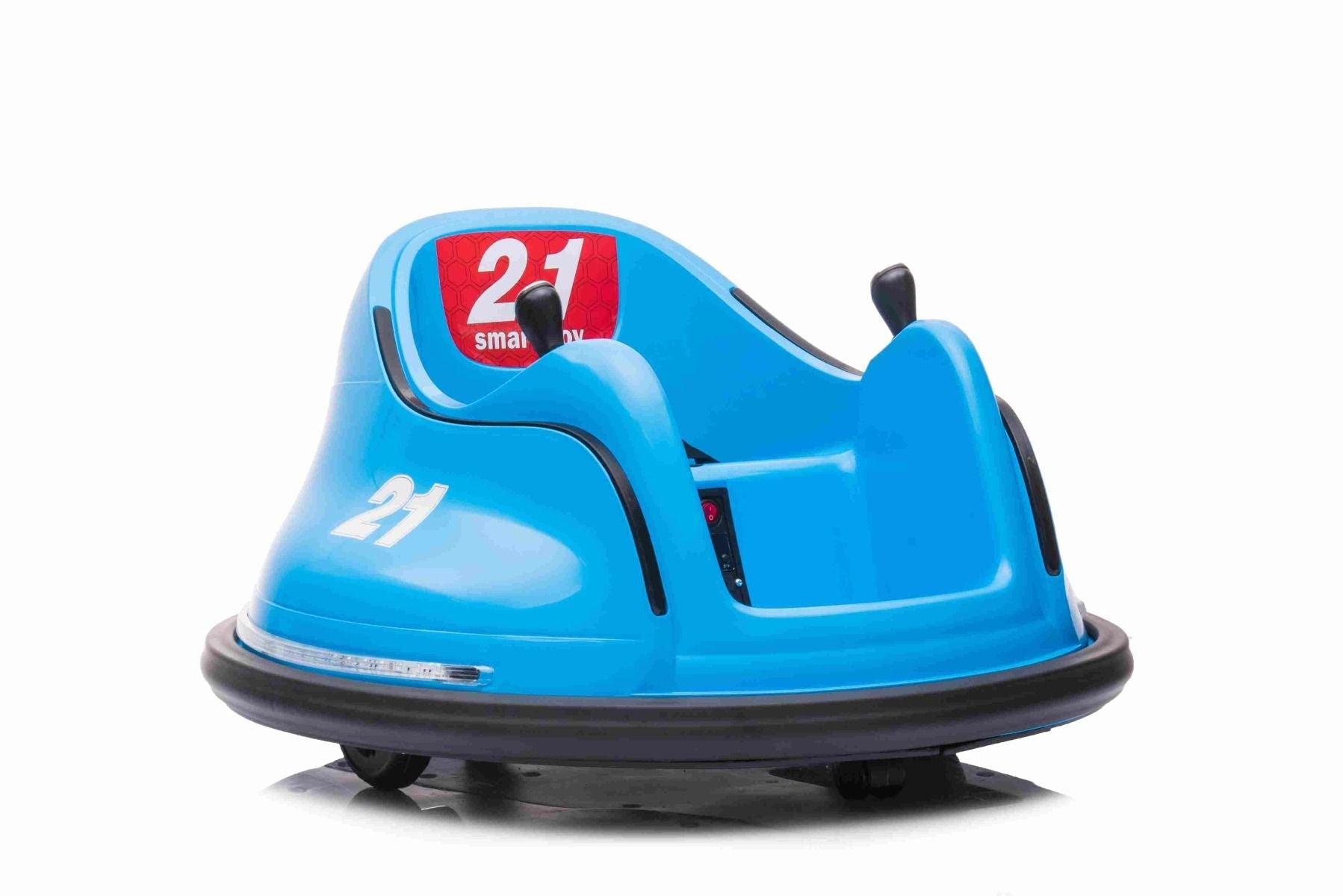 Kinder-Elektrofahrzeug RIRIDRIVE, 12V Batterie, blau, zum Fahren im Innen- und Außenbereich geeignet 2,4 Ghz Fernbedienung, LED Beleuchtung, Steuerung über Joystick, Motoren 2 X 15W