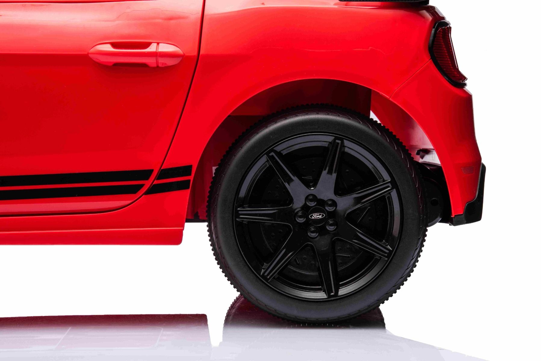 Ford Shelby Mustang GT 500 Cobra Elektro-Rutschauto, Rot, 2,4-GHz-Fernbedienung, USB-Eingang, LED-Leuchten, 2 x 30-W-Motor, ORIGINAL-Lizenz