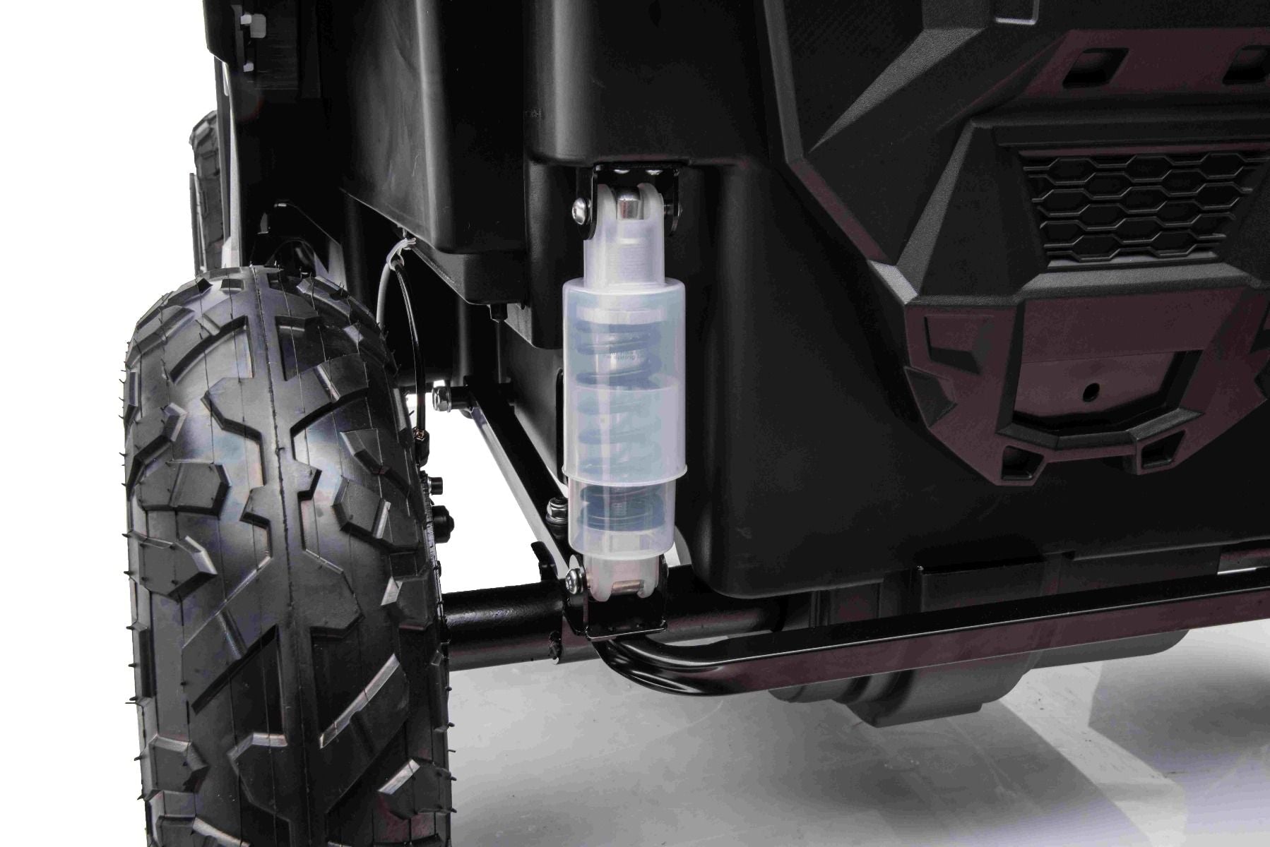 Kinder Elektroauto 24V UTV XXL, weiß, elektroauto für kinder 2 sitzer, Ledersitze, 180W Motoren, elektrofahrzeug kinder ab 3 bis 12 jahre