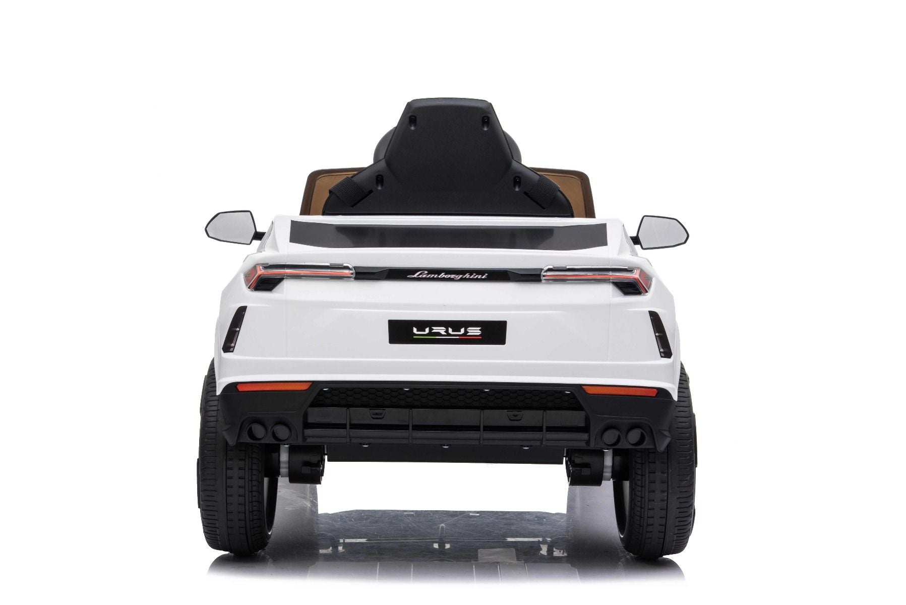 Kinder elektroauto 12V Lamborghini URUS, weiß, original lizenziert, 2x Motor, 12V Batterie, Elektroauto für kinder mit 2,4-GHz-Fernbedienung, weiche EVA-Räder, Federung, Elektrofahrzeug kinder ab 3 bis 6 jahre