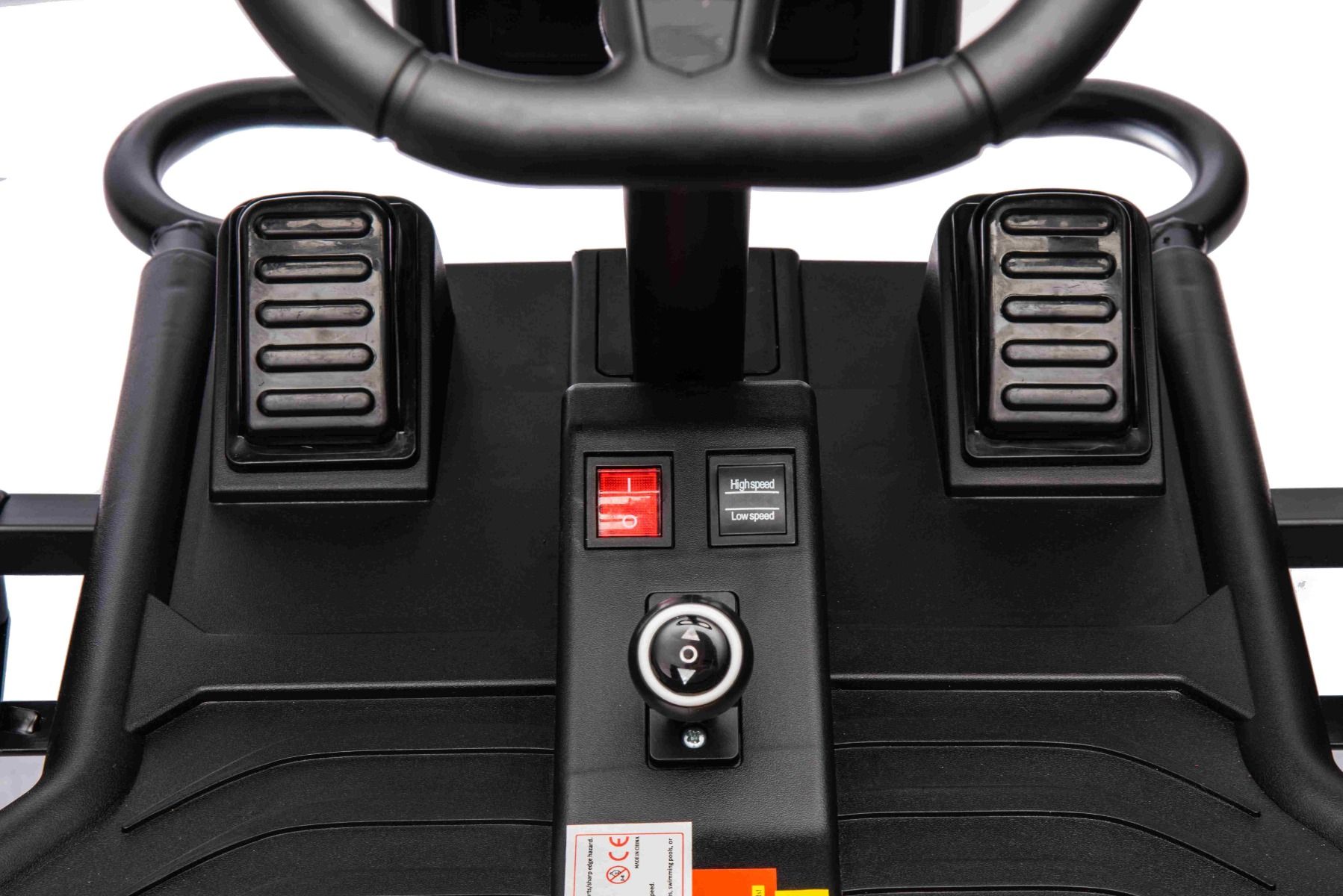 Elektrisches Aufsitz-Sportcart 24V, Grün, weiche EVA-Räder, Kunstledersitz, sanfte Drift-Räder, 2 x 50W Motor, 24V Akku, massive Metallkonstruktion