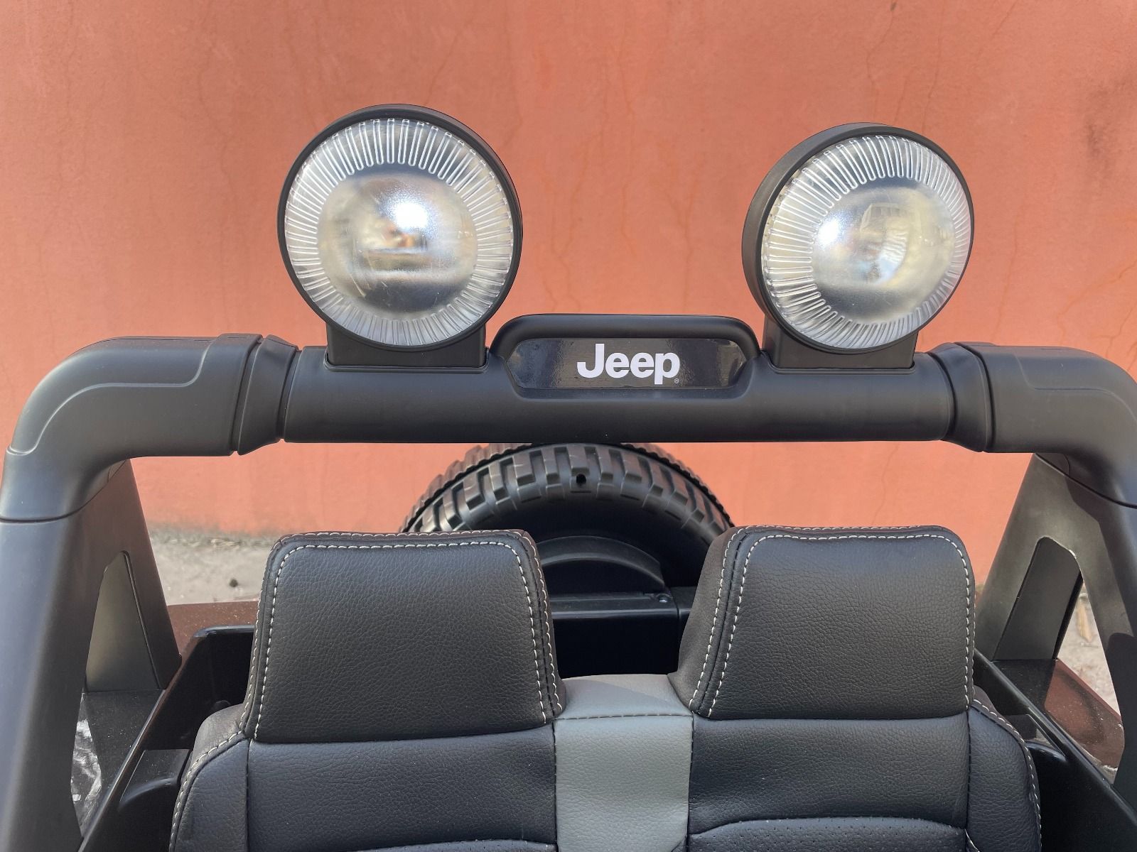 RIRICAR Elektroauto für Kinder 12V Jeep Wrangler, Weiß, kinder elektroauto 2 sitzer mit 2,4-GHz-Fernbedienung, Radio mit Bluetooth- und USB-Eingang, Lithium-Akku, Eva-Räder, elektrofahrzeug kinder ab 3-8 jahre