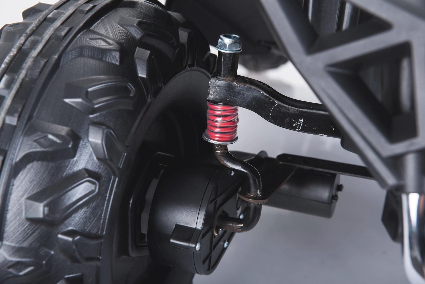 RIRICAR Kinderauto Elektro 2 Sitzer 4x4 mit 2,4-GHz Fernbedienung, NEU RSX elektroauto für kinder Buggy, Weiss, 36 Elektrofahrzeug kinder ab Monate - 8 Jahre, 2x12 V Batterie