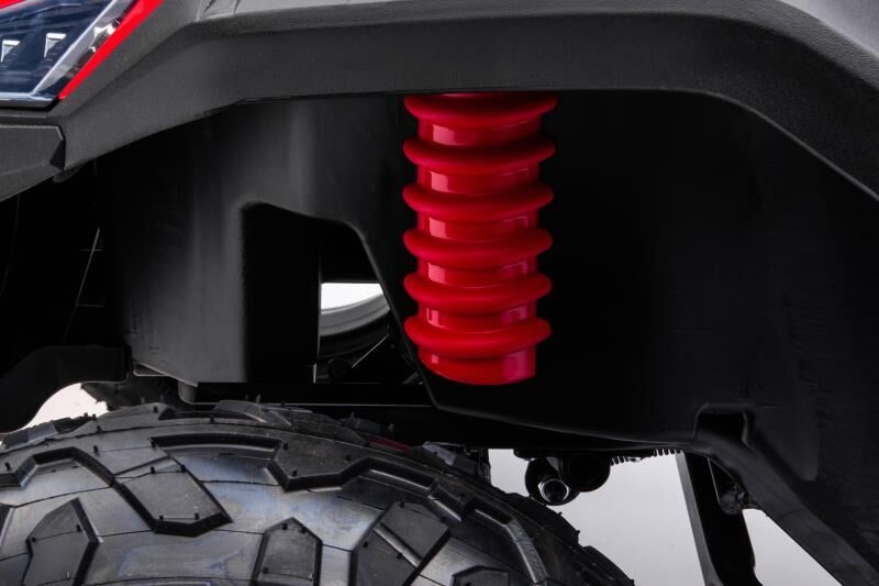 Kinder Elektroauto 24V UTV XXL, rot, elektroauto für kinder 2 sitzer, Ledersitze, 180W Motoren, elektrofahrzeug kinder ab 3 bis 12 jahre