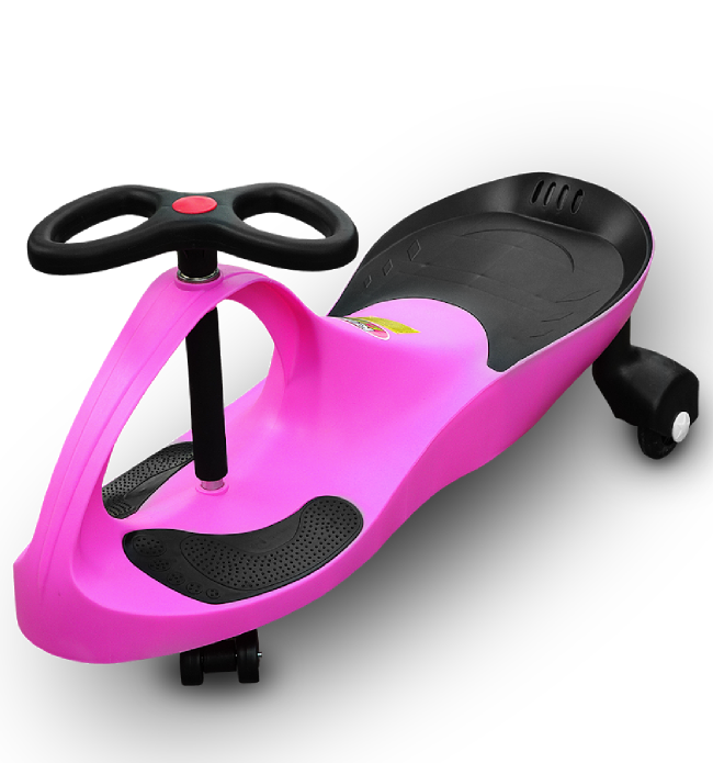 RIRICAR Rosa - Swing-Auto für Kinder mit leisen PU-Rädern