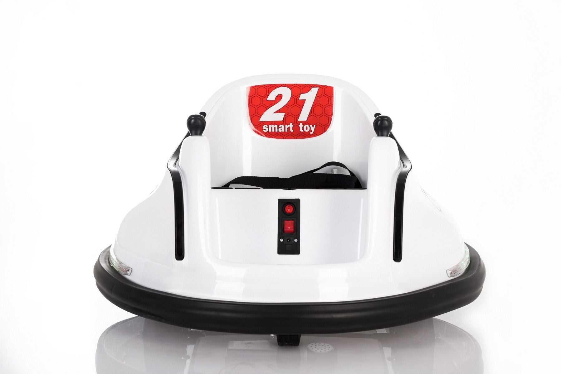 Kinder-Elektrofahrzeug RIRIDRIVE, 12V Batterie, weiß, zum Fahren im Innen- und Außenbereich geeignet 2,4 Ghz Fernbedienung, LED Beleuchtung, Steuerung über Joystick, Motoren 2 X 15W